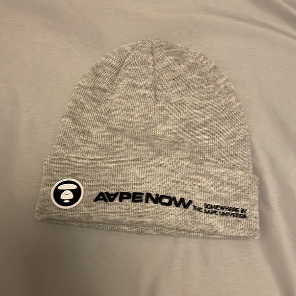 Bape Accessories - Authentic Aape A bathing ape Beanie Bape